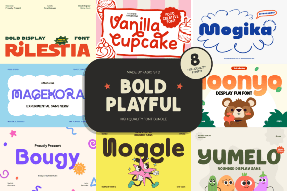 Bold Playful Bundle Font - Featured Image