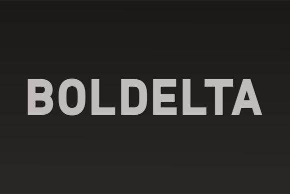 Boldelta Font - Featured Image