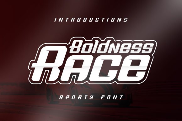 Boldness Race Font - Featured Image