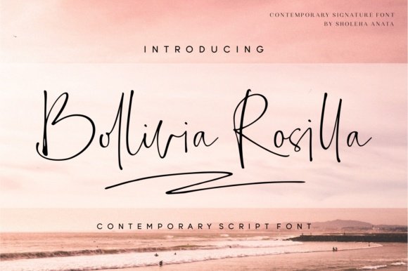 Bollivia Rosilla Font - Featured Image