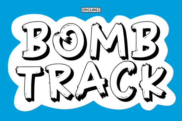 Bomb Track Font - Featured Image