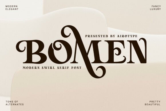 Bomen Font - Featured Image