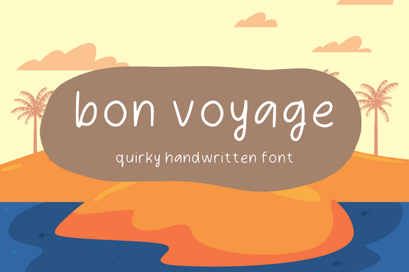 Bon Voyage Font - Featured Image