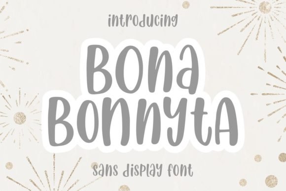 Bona Bonnyta Font - Featured Image