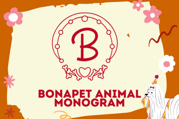 Bonapet Animal Monogram Font - Featured Image