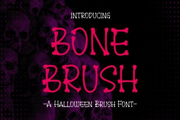 Bone Brush Font - Featured Image