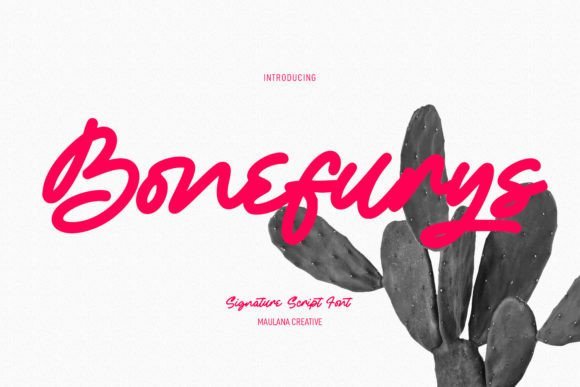 Bonefurys Font - Featured Image
