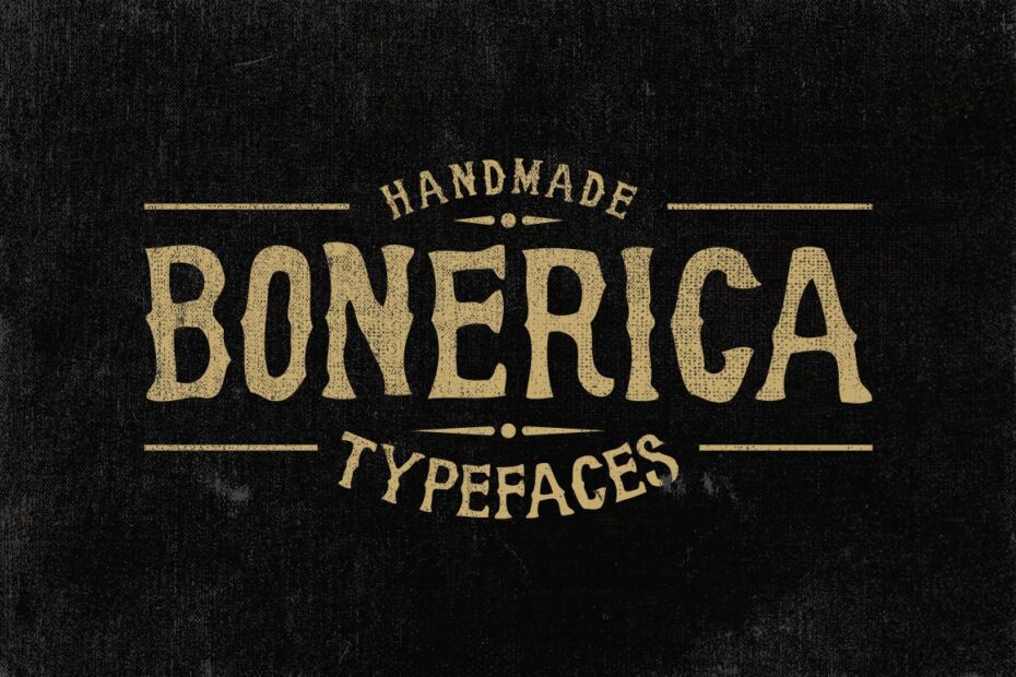 Bonerica Font - Featured Image