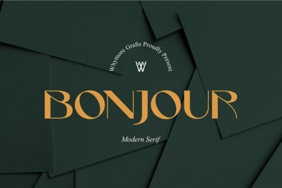 Bonjour Font - Featured Image