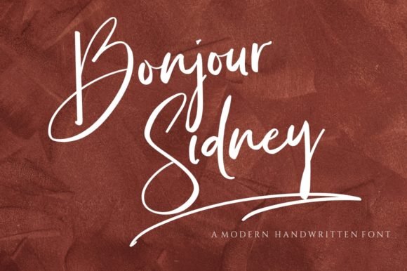 Bonjour Sidney Font - Featured Image