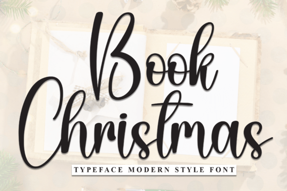 Book Christmas Font - Featured Image