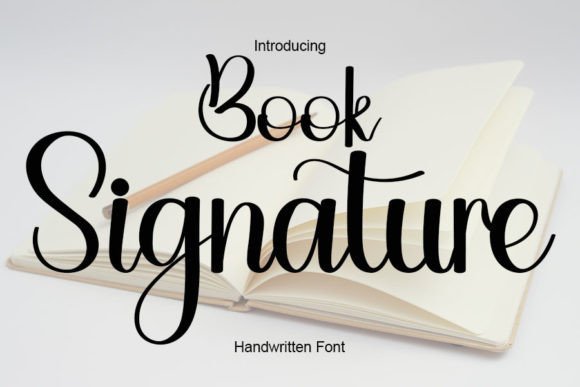 Book Signature Font - Featured Image