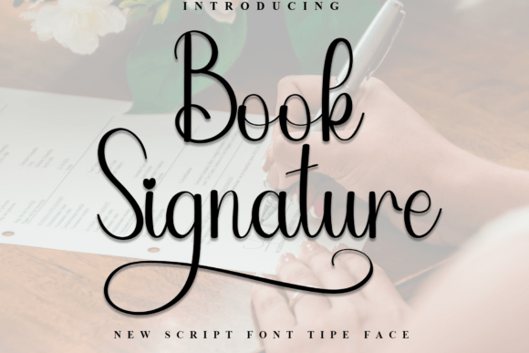 Book Signature Font - Featured Image