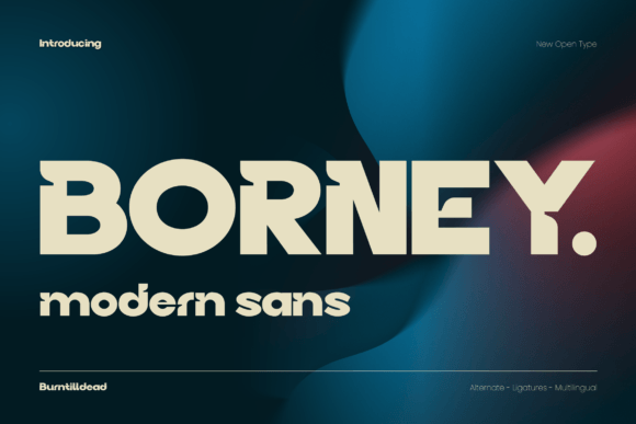 Borney Font - Featured Image