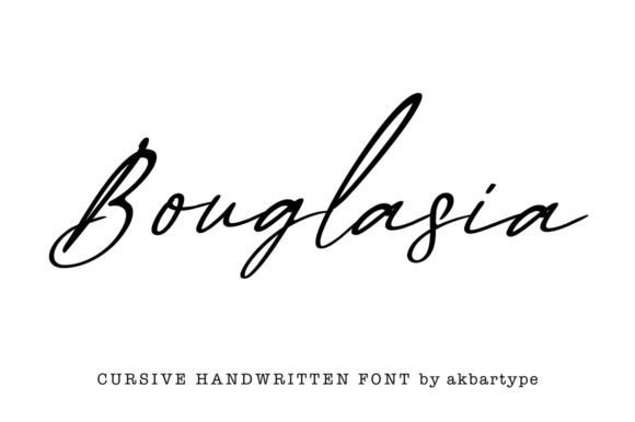 Bouglasia Font - Featured Image