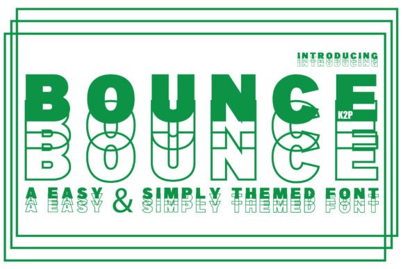Bounce Font - Featured Image