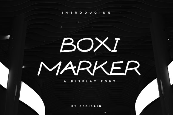 Boxi Marker Font - Featured Image