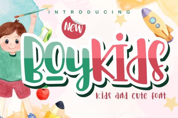 Boykids Font - Featured Image