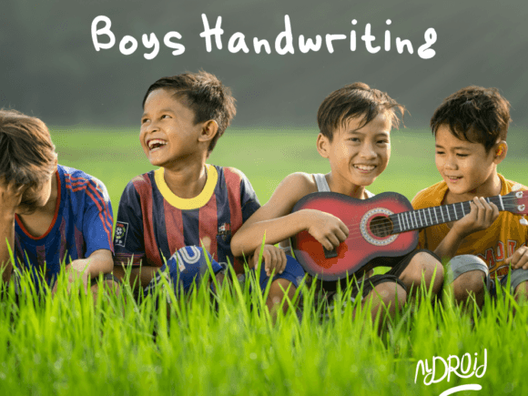 Boys Handwriting Font - Featured Image