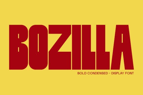 Bozilla Font - Featured Image