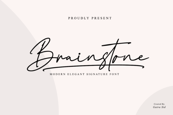 Brainstone Font - Featured Image
