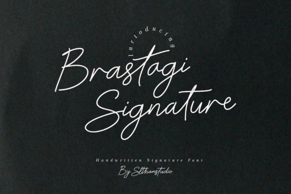 Brastagi Signature Font - Featured Image