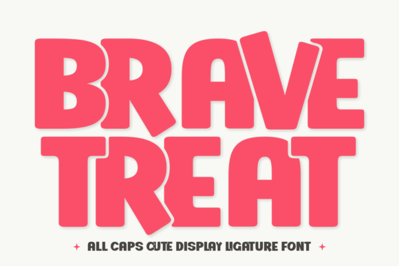 Brave Treat Font - Featured Image