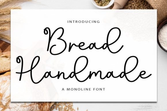 Bread Handmade Font - Featured Image