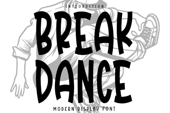 Break Dance Font - Featured Image