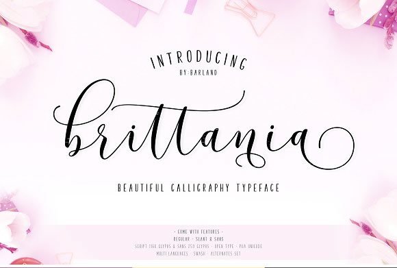 Brittania Font - Featured Image