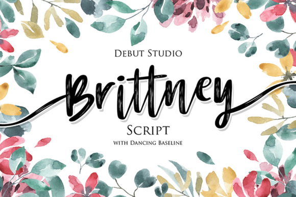 Brittney Script Font - Featured Image