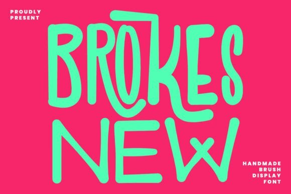 Brokes New Font - Featured Image