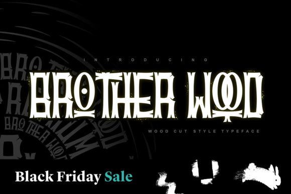 Brother Wood Font - Featured Image