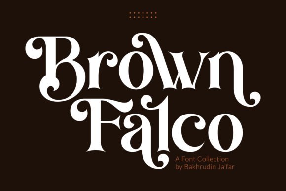 Brown Falco Font - Featured Image