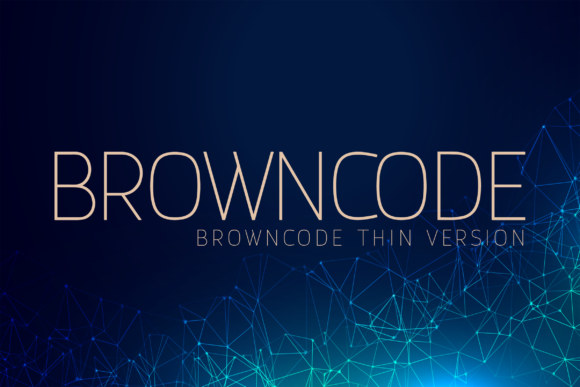 Browncode Thin Font - Featured Image