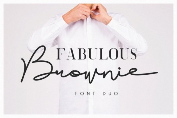 Brownie Duo Font - Featured Image