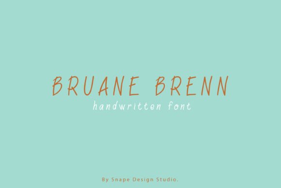 Bruane Brenn Font - Featured Image