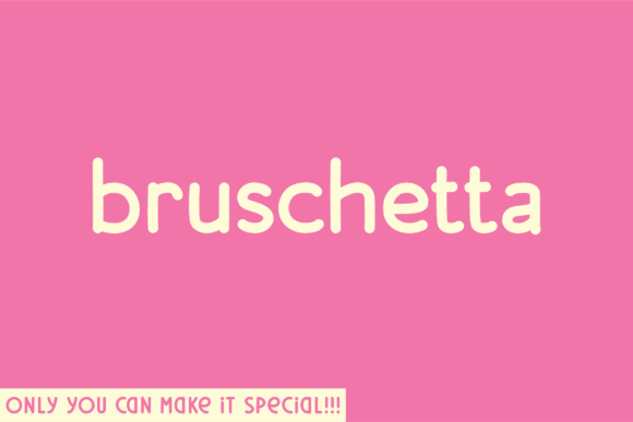 Bruschetta Font - Featured Image