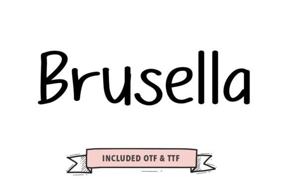Brusella Brush Font - Featured Image