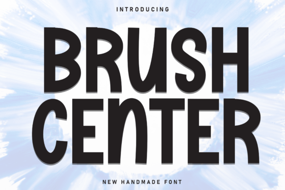 Brush Center Font - Featured Image