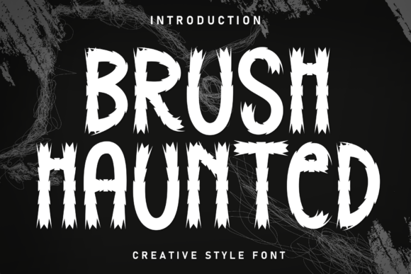 Brush Haunted Font - Featured Image
