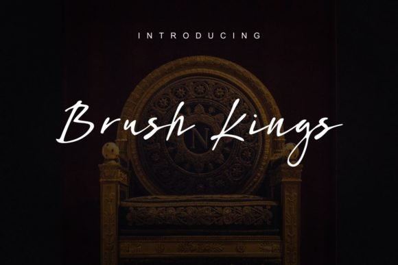 Brush Kings Font - Featured Image