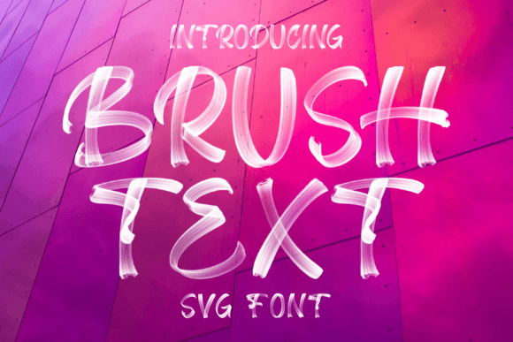 Brush Text Font - Featured Image