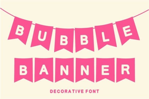 Bubble Banner Font - Featured Image