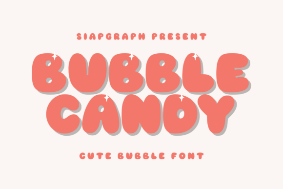 Bubble Candy Font - Featured Image