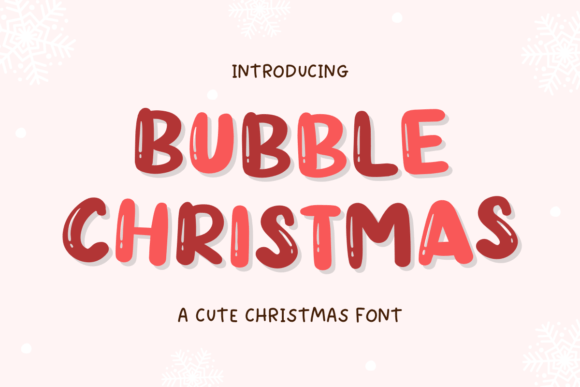 Bubble Christmas Font - Featured Image