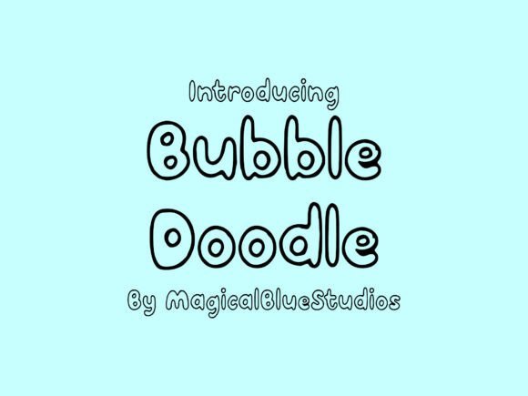 Bubble Doodle Font - Featured Image