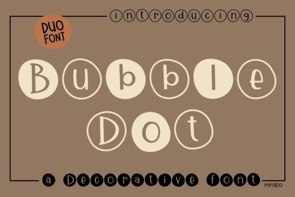 Bubble Dot Font - Featured Image
