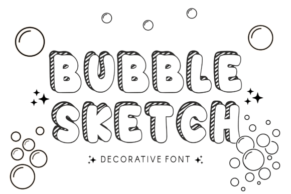 Bubble Sketch Font - Featured Image