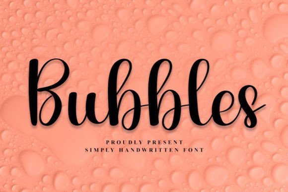 Bubbles Font - Featured Image